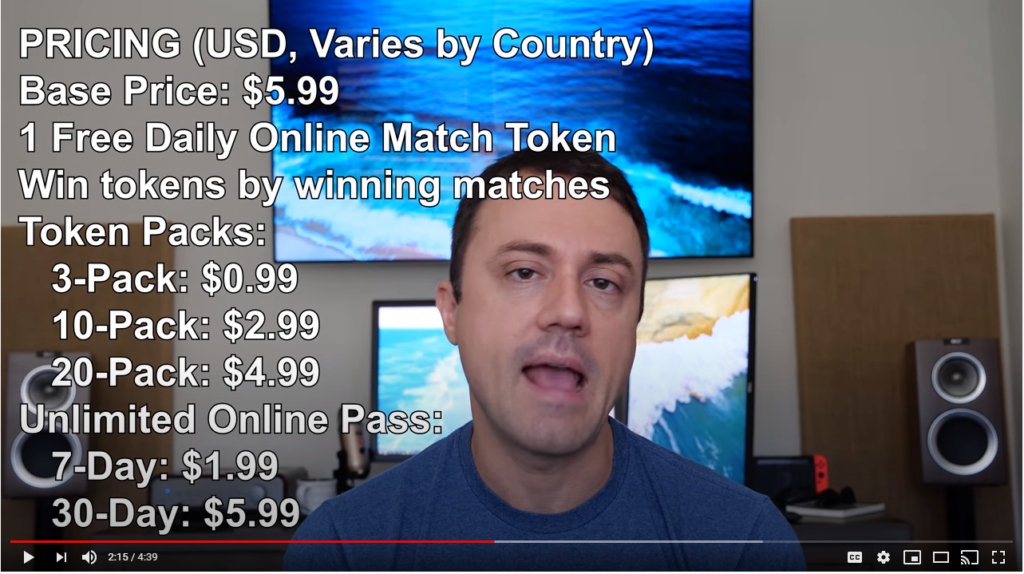 The Culling pricing structure